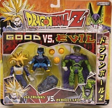 Dragonball Z Good Vs Evil SS2 Trunks Vs Perfect Cell (With Cell Jr.) Action Figure Set