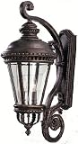 Castle 4-light 31 Outdoor Wall Light in Grecian Bronze