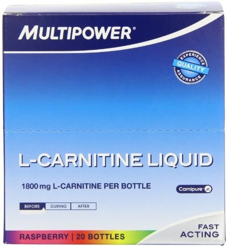 Multipower Sportsfood 25ml L-Carnitine Raspberry Liquid Shots - by Multipower Sportsfood