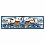 NFL Detroit Lions 9-by-30 Wood Sign