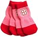 Traction Control Socks for Dogs (set of 4), Red/Pink, Small,$8.00