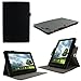 rooCASE ASUS MeMO Pad FHD 10 Case ME302C / ME301T - Dual View Multi Angle Stand Cover - Black
