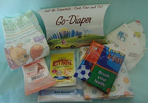 GO DIAPER Basic Plus Disposable Diaper Kit Size 3 Set of Two