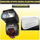 Dedicated AF E-TTL Digital Flash With Flash Diffuser For Canon Digital SLR  ....