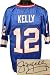 Jim Kelly signed Buffalo Bills Blue Prostyle Throwback Jersey- JSA Hologram