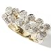 14K Gold 1.00ct Diamond Flower Ring