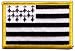 Écusson brodé Flag Patch France Bretagne - 8 x 6 cm