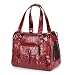 Zack & Zoey Croc Trim Dog Carrier, Teacup, Red