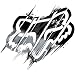 Fox Racing Distorted Dead Single Stickers Off-Road Motorcycle Graphic Kit Accessories