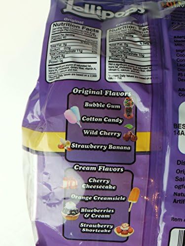 Original Gormet Lollipops Medley Featuring: Orignal and Creme Flavors