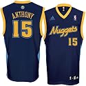 Carmelo Anthony Youth Jersey: adidas Navy Replica #15 Denver Nuggets Jersey