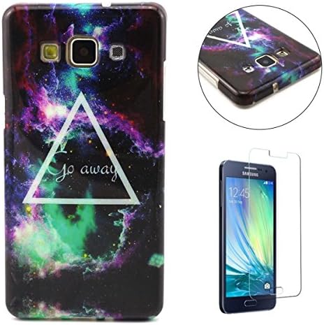 Samsung Galaxy A3 (2015) Case Ziotechnology Ultra Slim Thin Glossy Soft Flexible Rubber Bumper Silicone Gel TPU Protective Cover Skin For Samsung Galaxy A3 (2015)-Triangle Galaxy