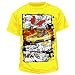 Voltron Battle Graphic, Yellow, Tee-Shirt