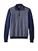 Thirty Five Kent Men's Cashmere Herringbone Quarter Zip
