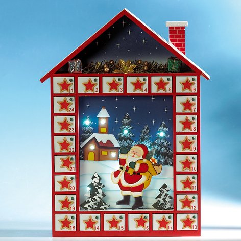 Childrens Toyshop  Garten & Freizeit : Adventskalender 'Haus'
