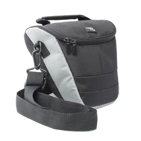 DURAGADGET holster / telescopic style / Top-loader case / bag / for digital SLR camera Compatible with Panasonic Lumix FZ18 / FZ8 / FZ18 / FZ8 / DMC-GH1 DMC-GH1 / DMC-GF1K / DMC-GF1C / DMC-G1W / DMC-FZ35 / DMC-FZ38
