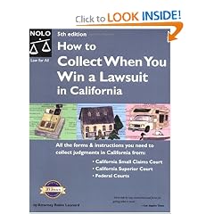 How to Collect When You Win a Lawsuit in California(5th Edition)