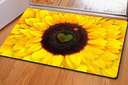 Decorative 3D creative sunflower flower carpet