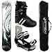 AIRTRACKS SNOWBOARD SET - BOARD SKETCH WIDE - SOFTBINDUNG STAR PRO - SOFTBOOTS - SB BAG