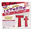 TREND - 4 Uppercase/Lowercase Playful Ready Letters Combo Pack, Red