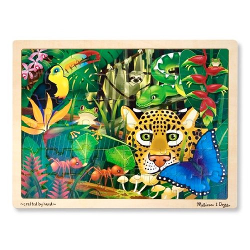 Melissa Doug Rain Forest Jigsaw Puzzle 48 pc Melissa Doug Rain Forest Jigsaw Puzzle 48 pc