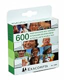 Exacompta - Accessoires - Boîte de 600 autocollants double-face pour photos
