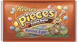Reese's Pieces Easter Peanut Butter Pastel Eggs, 12-Ounce Bags (Pack of 4)