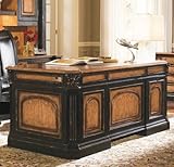 Executive Desk (Leather Top) by Hooker Furniture - Black (779-10-563)