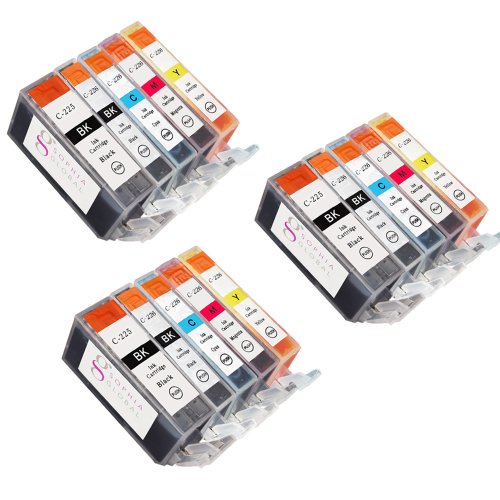 Sophia Global Compatible Ink Cartridge Replacement for Canon PGI-225 CLI-226 (3 Large Black, 3 Small Black, 3 Cyan, 3 Magenta, 3 Yellow) On Sale
