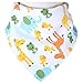 Baby Bandana Drool Bibs,Unisex 10 Pack Set with Adjustable 3 Snaps - Soft 100% Cotton Absorbent Feeder Bibs - Perfect Baby Burp Cloths Gift for Drooling,Feeding and Teething-Model B