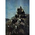 Remington Old Stage Coach Canvas Giclee - 11x16"