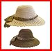 Ladies Summer Crushable Wide Brim Sun Hat