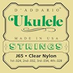 D'Addario J65 Jeu de cordes pour ukul...