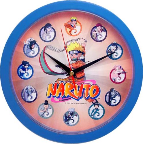 cover of Blue Naruto Sasuke Sakura Kakashi Collectibel Wall Clock Just in!