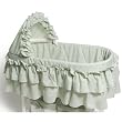 Burlington Baby Gingham Bassinet Liner, Sage