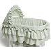 Burlington Baby Gingham Bassinet Liner, Sage