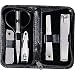 Royce Leather Mini-Manicure Set (Black)