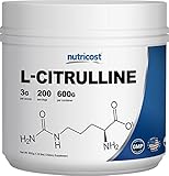Nutricost L-Citrulline 600 Grams - Pure L-Citrulline Powder As L-Citrulline Malate (2:1)
