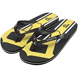 MLB Pittsburgh Pirates Unisex Big Logo Flip Flops - Black (Small)