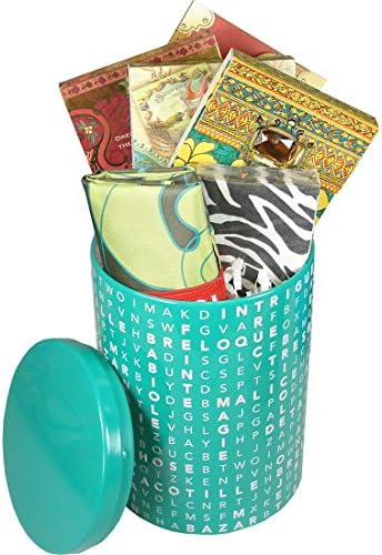 Aqua Gift in a Tin - French Themed Gift Basket