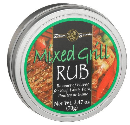 Dean Jacobs Mixed Grill Rub, 2.47-Ounce Tins (Pack of 6) by Dean Jacobs