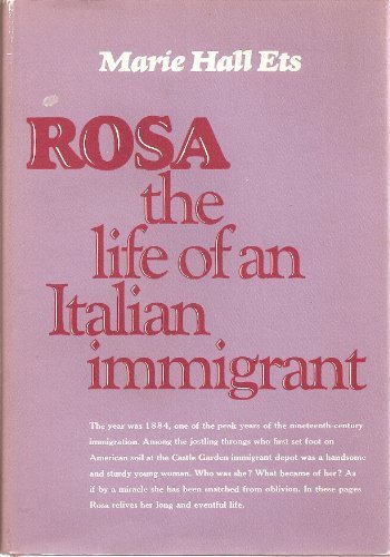 Rosa: Life of an Italian Immigrant by Ets, Marie Hall(August 20, 1970) Hardcover