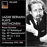 Lazar Berman Plays Beethoven
