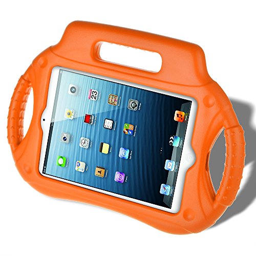 ABLEGRID® Shockproof Kids Safe Foam Handle Case Cover Stand for iPad Mini 1 2 3 Retina (Orange)