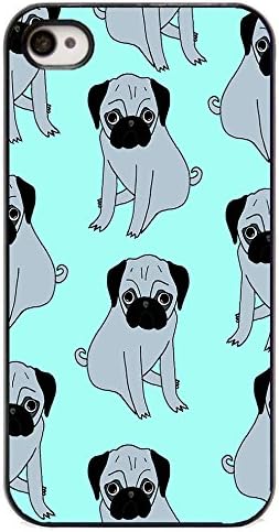 Pug Dog Pattern Girls Teens IPhone 4 / iPhone 4S Case ThinShell Case Protective iPhone 4 Case
