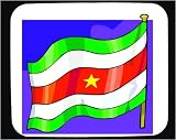 Mouse Pad with international, Surinam, country