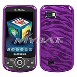 MyBat Hot Pink Zebra Plexi Hard Silicone Cover Case For Samsung Behold II T ....