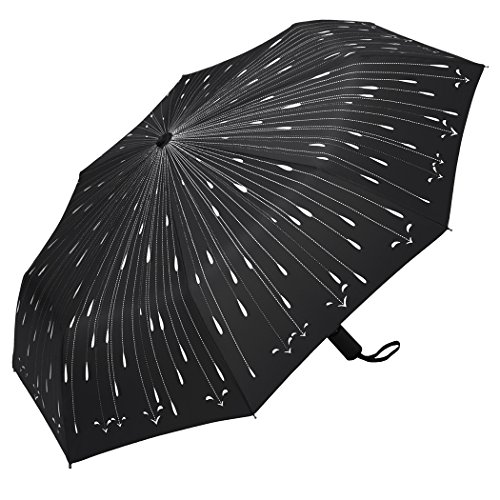 Plemo folding umbrella with anti-slip grip, automatic umbrellas f…