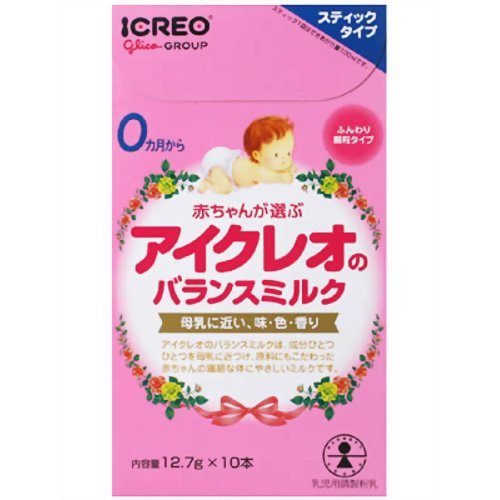 アイクレオ バランスミルク スティックタイプ 12.7g×10本入