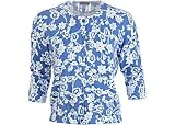 Petite Bay Studio Career Blue Floral Print Cardigan